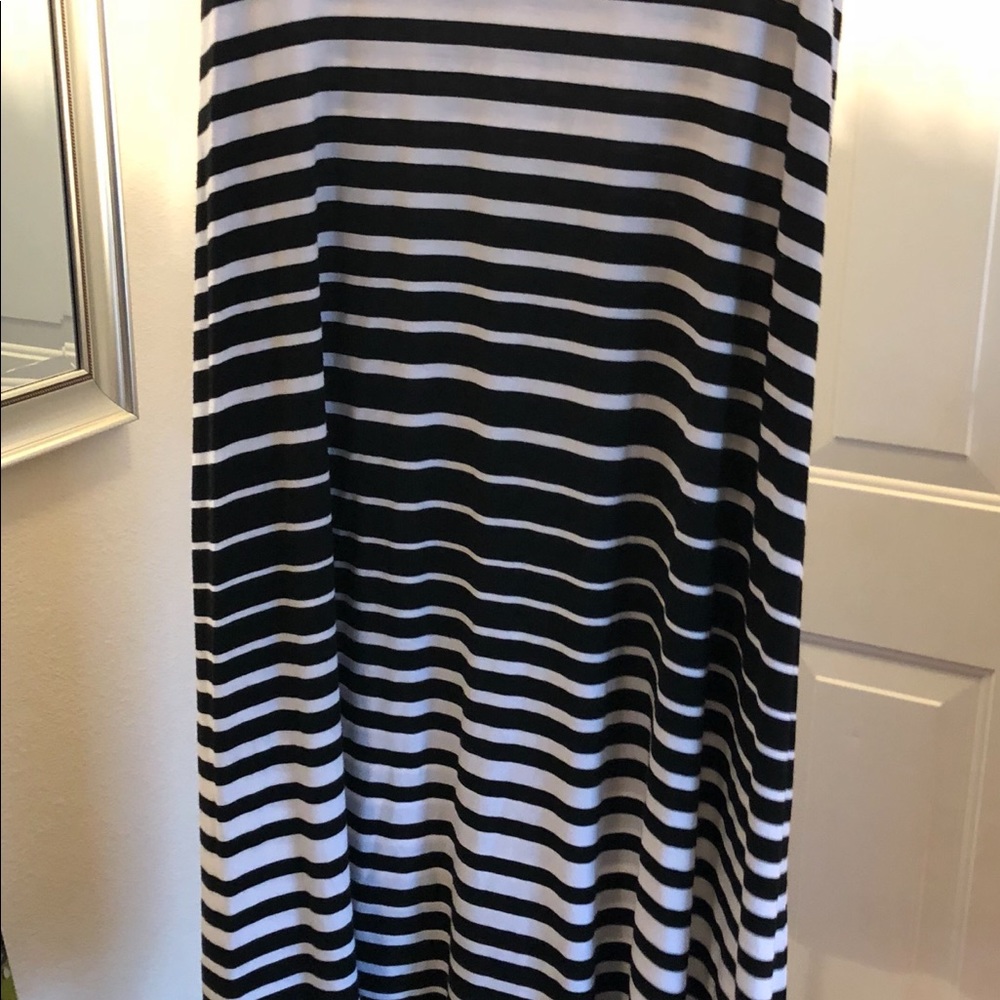 Black and white skirt